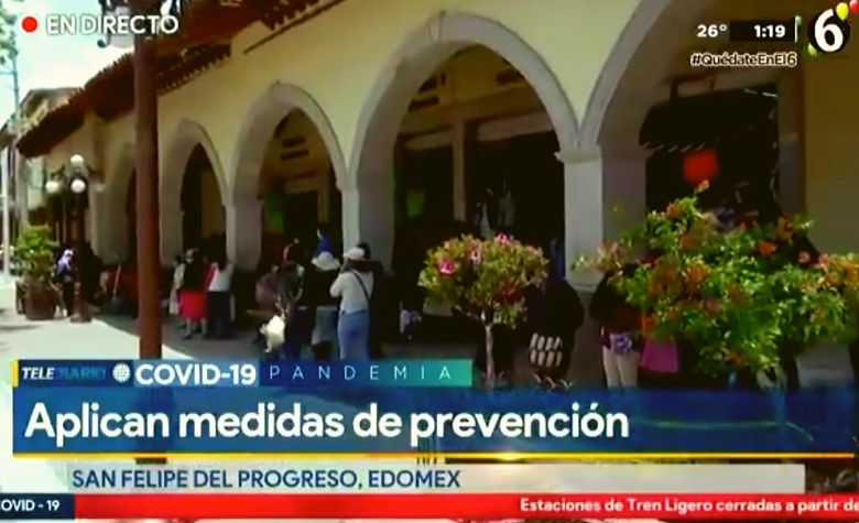 San Felipe del Progreso en EDOMEX suspende actividades comerciales