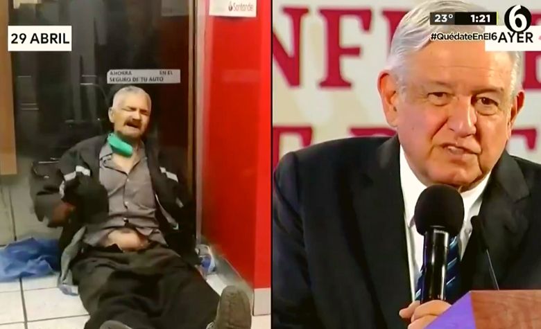 No es reclamo: AMLO sobre video de hombre con COVID-19 en cajero automático de CDMX