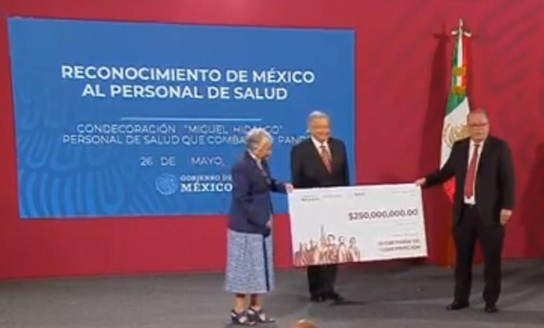 Indep aporta 250 mdp para entregar premios económicos a personal médico