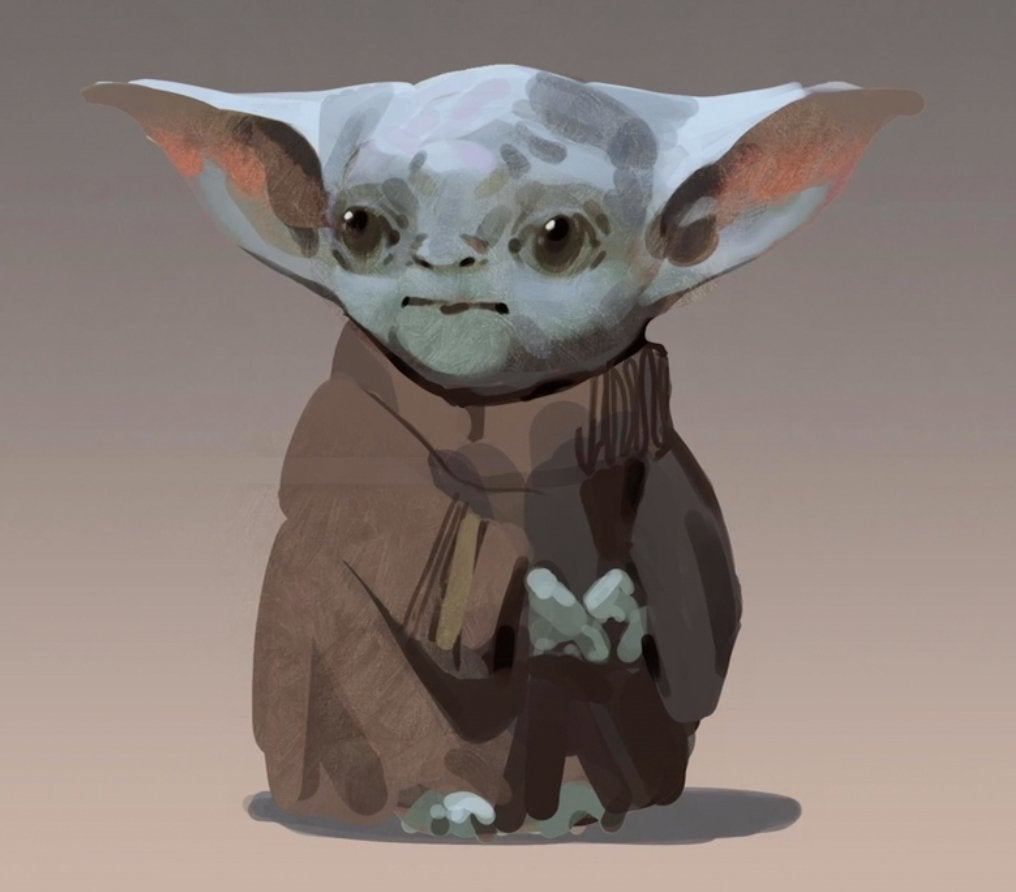 Revelan los primeros diseños de Baby Yoda