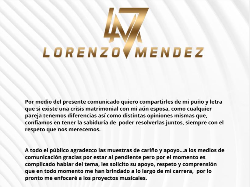 ¡Lorenzo ya no vive con la Chiquis!