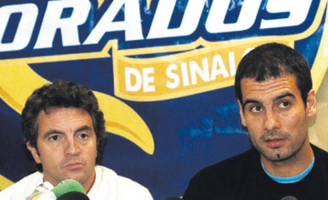 Juan Manuel Lillo fue entrenador de Guardiola en Dorados y ahora será su auxiliar en el City&nbsp;&nbsp;