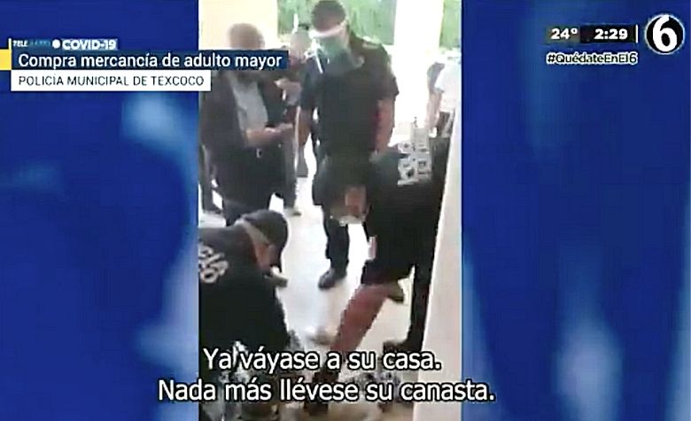 Policías compran la mercancía de adulto mayor para que regrese a casa en EDOMEX [VIDEO]