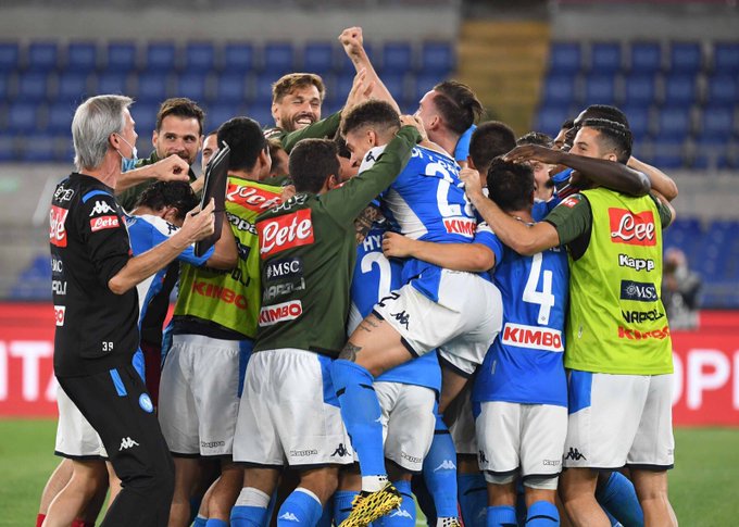 Campeón de la Copa Italia: Napoli vence a la 'Juve' en penales