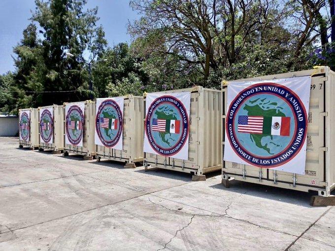 Trump dona hospital contra COVID-19 a México