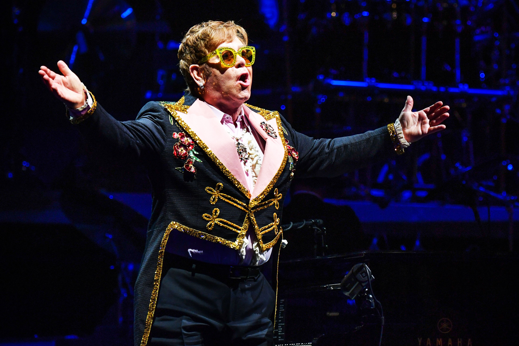 Así celebran David Beckham y Elton John 25 años de amistad