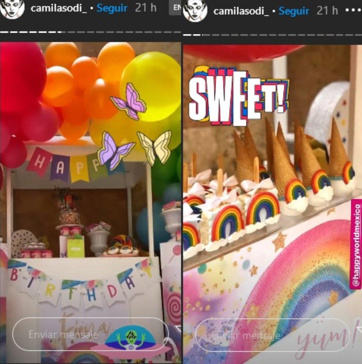 Así de increíble fue la fiesta de cumpleaños de la hija de Camila Sodi y Diego Luna