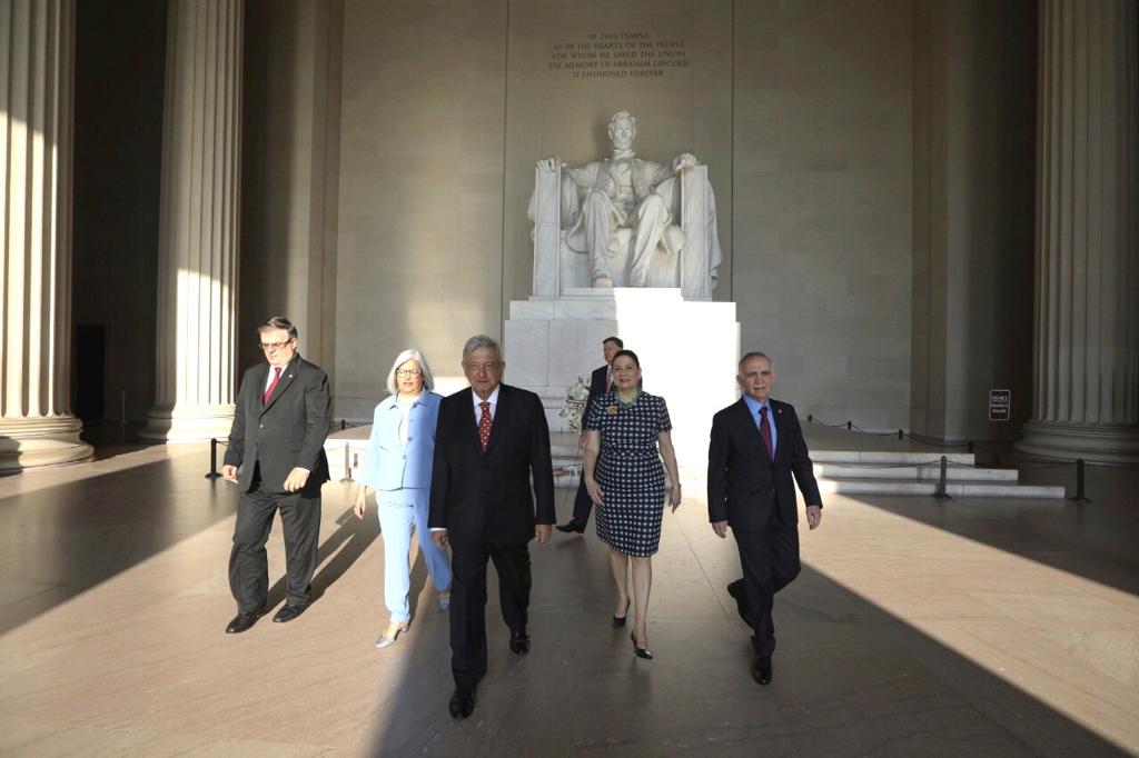 Así se vive en las redes la visita de AMLO a Washington D. C.
