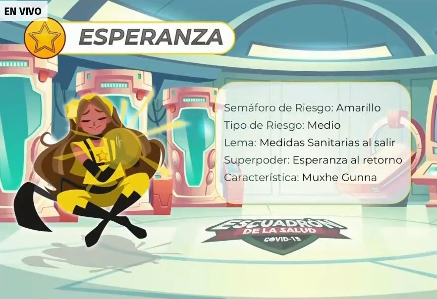 ¡Susana Distancia no está sola! Presentan el "Escuadrón de la Salud" para combatir el Covid-19