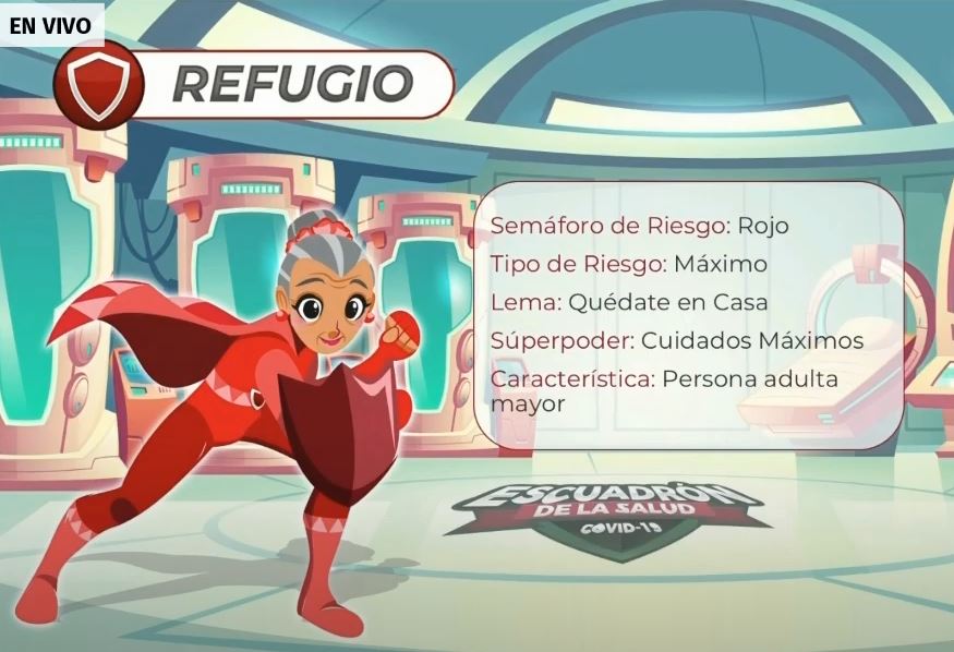 ¡Susana Distancia no está sola! Presentan el "Escuadrón de la Salud" para combatir el Covid-19