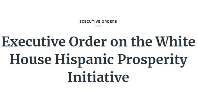 Tras reunión con AMLO, Trump emite Orden Ejecutiva para “la prosperidad hispana”