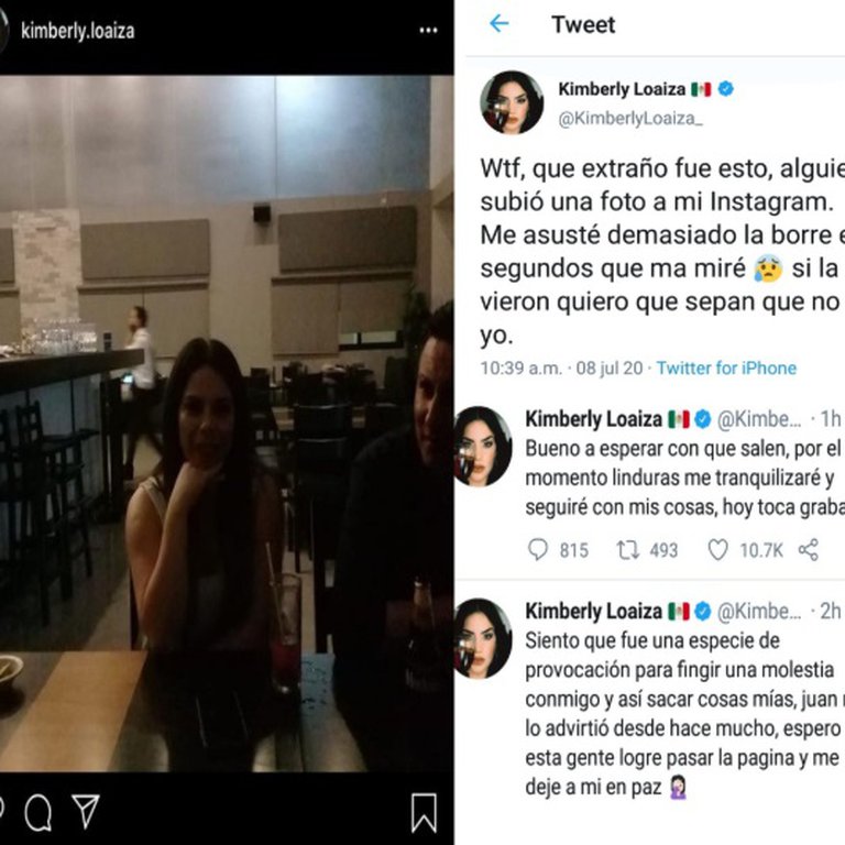 Kimberly Loaiza comparte fotografía de Lizbeth Rodríguez; afirma se trató de una provocación