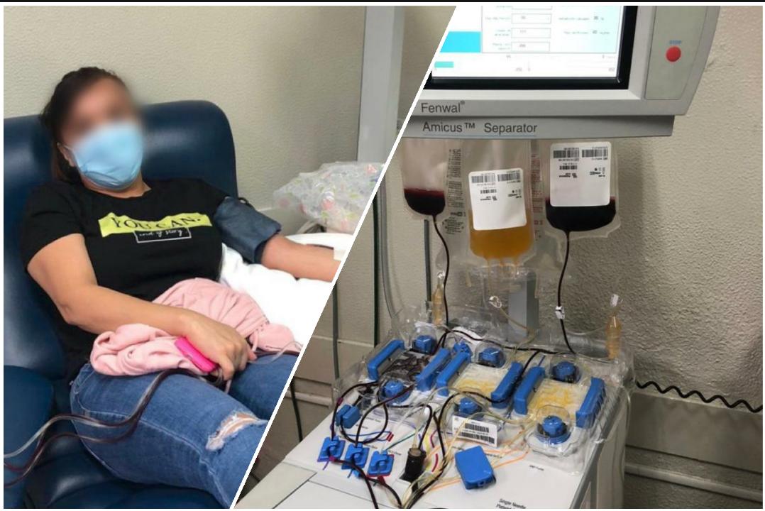 UMAE No. 1 en León realiza primera donación de plasma de paciente recuperada de covid-19