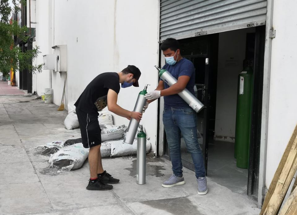 Demanda de oxígeno satura a negocios en Nuevo León