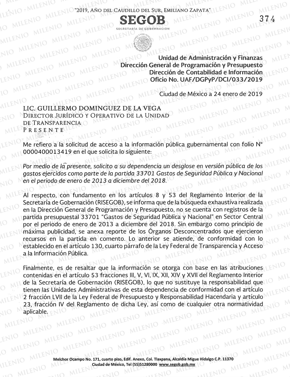 Gobierno Federal investiga 'partida secreta' durante sexenio de Enrique Peña Nieto