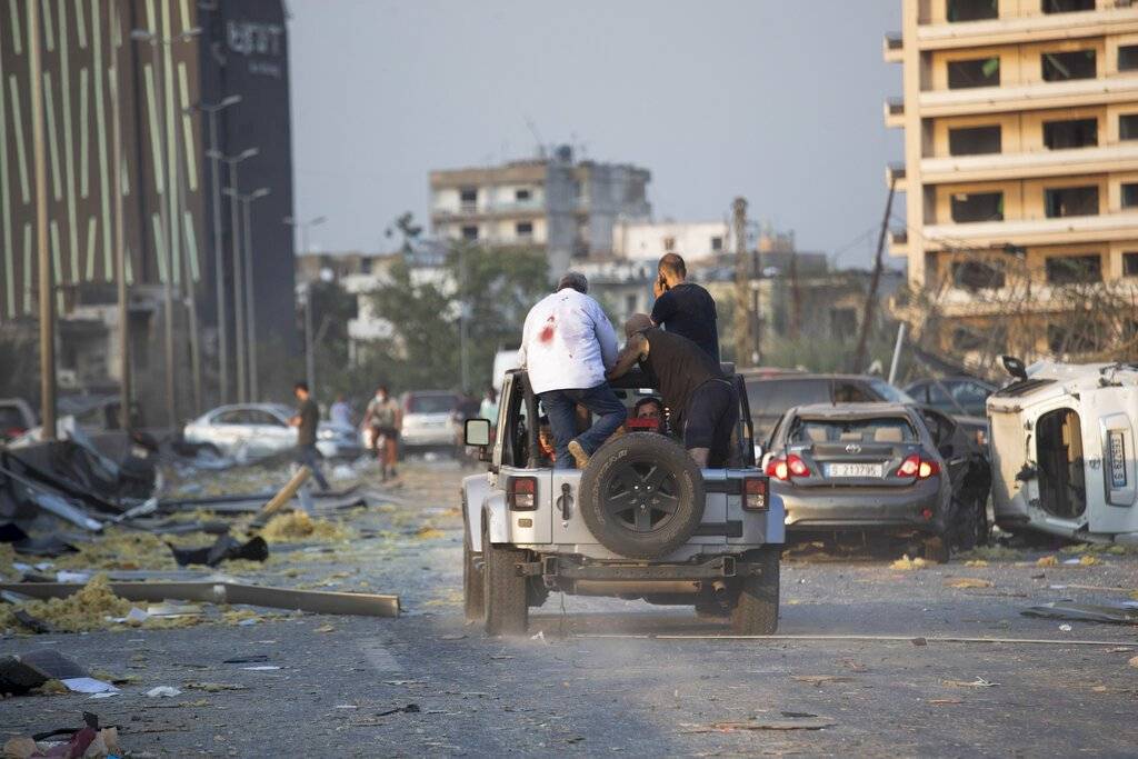 Imágenes desgarradoras de la gran explosión en Beirut.