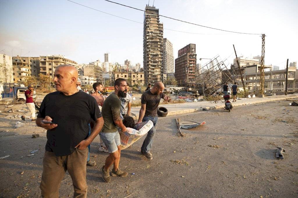 Imágenes desgarradoras de la gran explosión en Beirut.