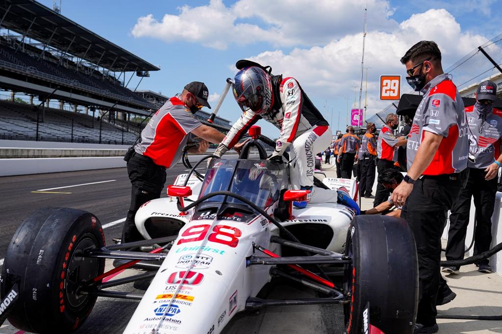 Marco Andretti realiza la vuelta más rápida en el Indianápolis Motor Speedway desde 1996