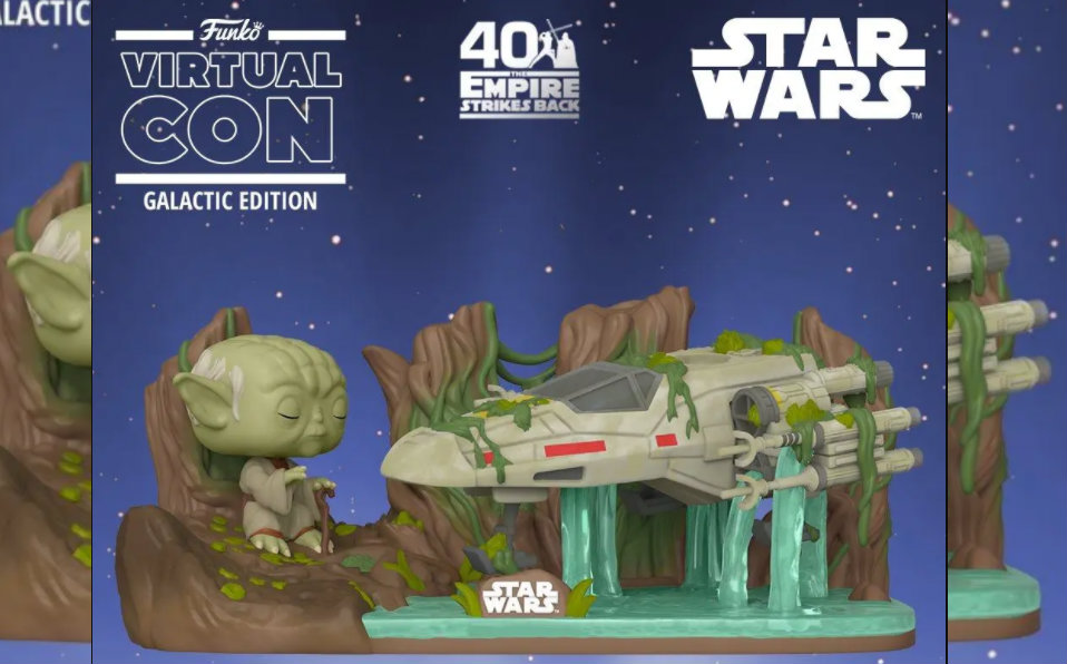 Funko pop retrata escena icónica de Star Wars