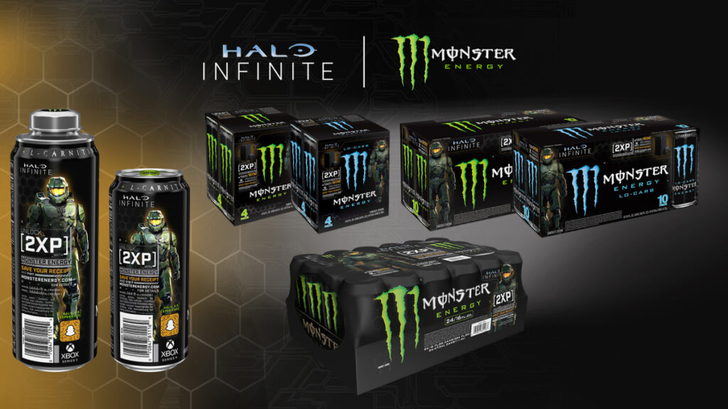 Crean colaboración entre Halo Infinte y Monster Energy