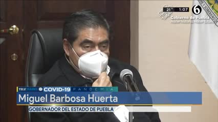 Telediario noticia Ante el recorte al presupuesto federal para el estado de Puebla, el gobierno estatal recortará varios puestos en dependencias