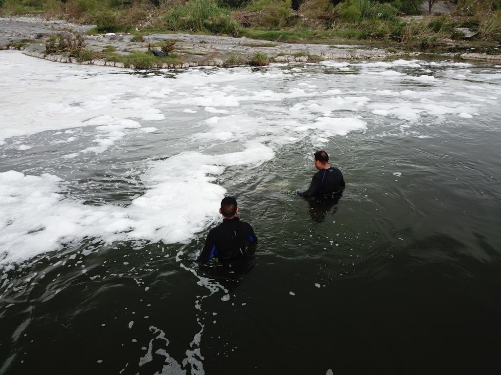 Continúan búsqueda de persona desaparecida en río San Juan en Cadereyta