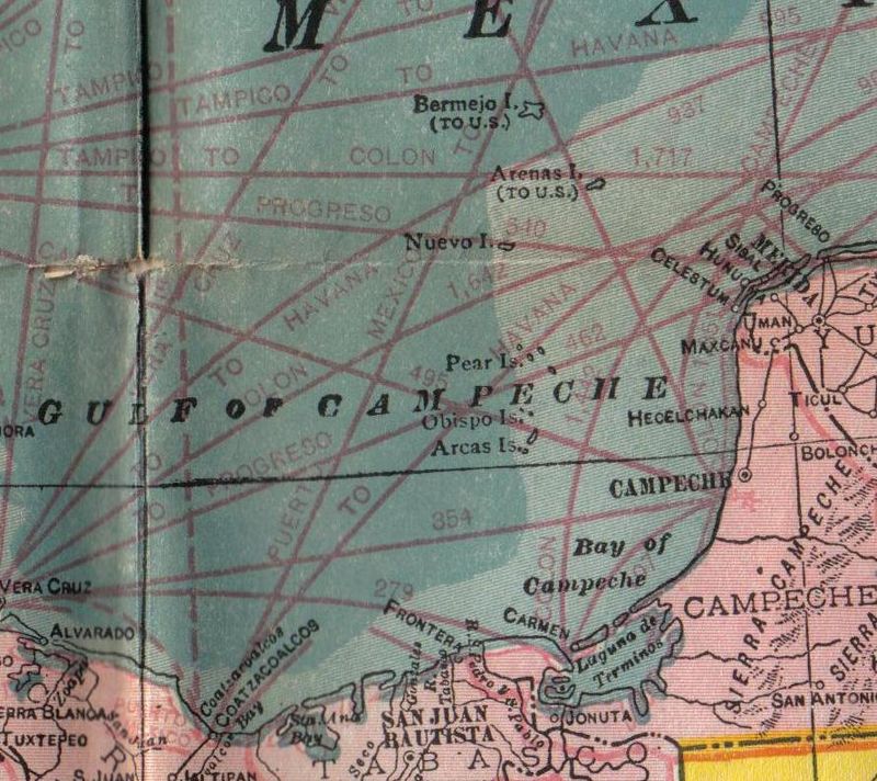 Bermeja, la extraña isla mexicana que aparece en los mapas pero no existe