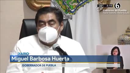 Titularia noticia El gobernador declaró que fortalecería el sistema e infraestructura de salud en Puebla