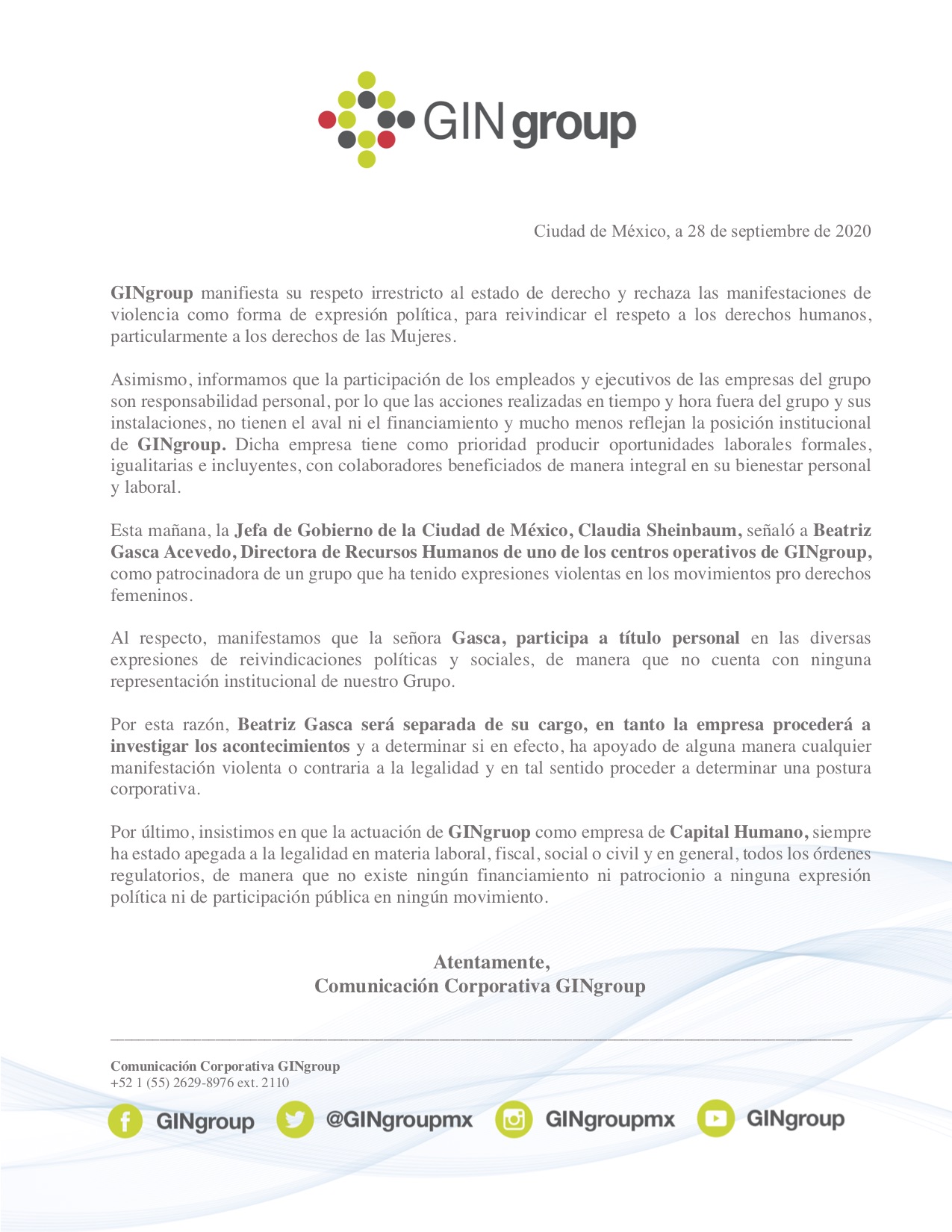 Identifican a posible financiadora de feministas que mantienen tomada la CNDH