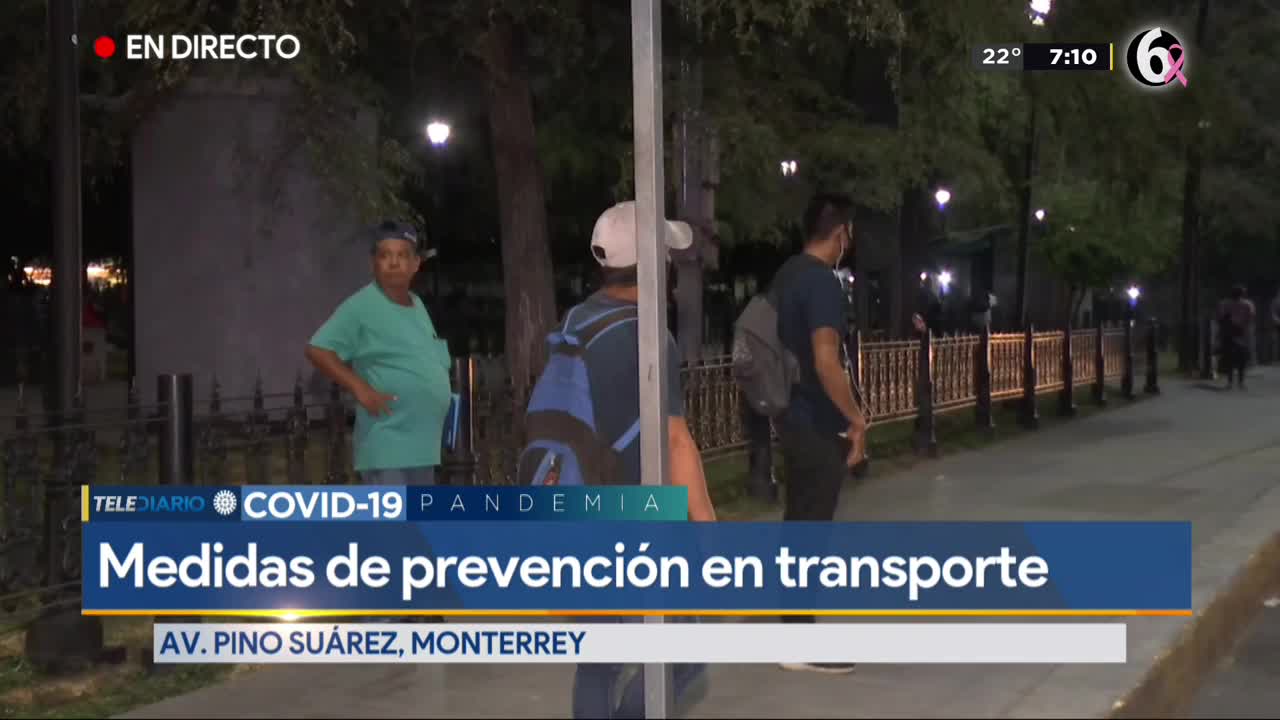 Usuarios del transporte urbano no respetan sana distancia  