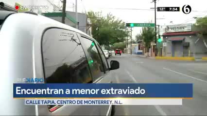 Niño de 5 años se sale de su casa mientras su padre dormía en el Centro de Monterrey