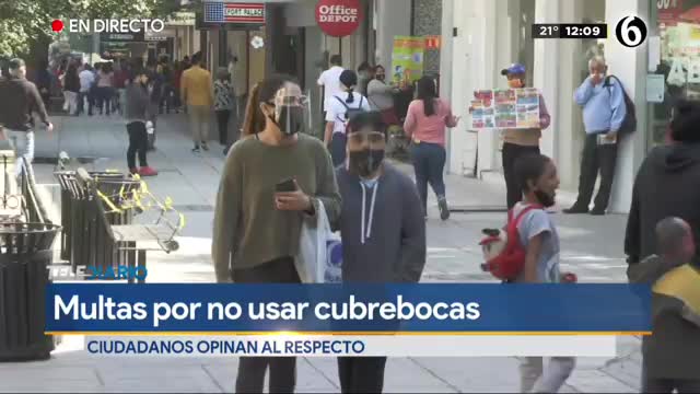Telediario noticia En un sondeo realizado por Telediario, la mayoría de los ciudadanos entrevistados dijo estar de acuerdo con aplicar multas. 