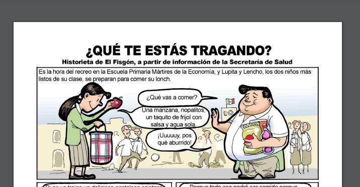 ¿Qué te estás tragando? Estrenan campaña contra obesidad