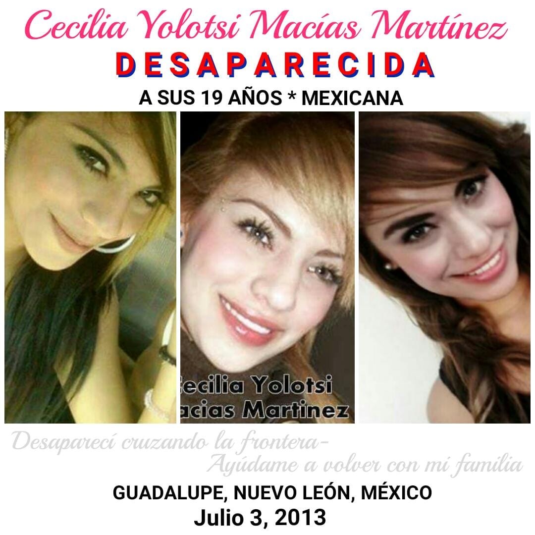 Localizan cuerpo de joven desaparecida en Salinas Victoria hace 7 años