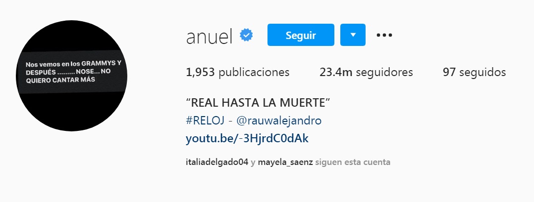 No quiero cantar más: Anuel AA se despide de la música