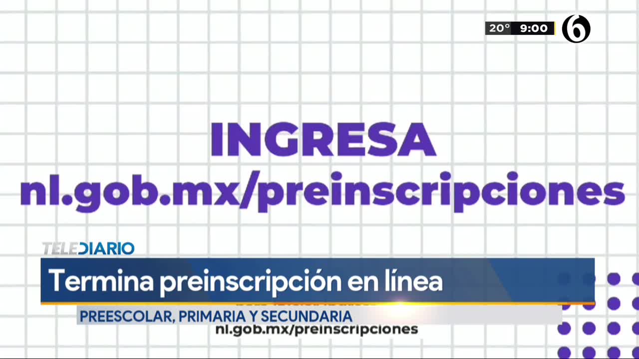 Telediario noticia Los padres de familia tienen solo este día para poder realizar el proceso en línea de sus hijos que ingresarán a 2° de preescola