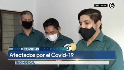Telediario noticia Músicos se ven afectados por la pandemia de Covid-19 