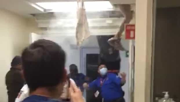Paciente intenta escapar por ducto de aire acondicionado de Hospital Universitario