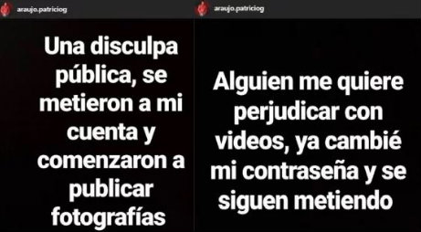 Pato Araujo denuncia hackeo de su cuenta y filtración de fotos íntimas