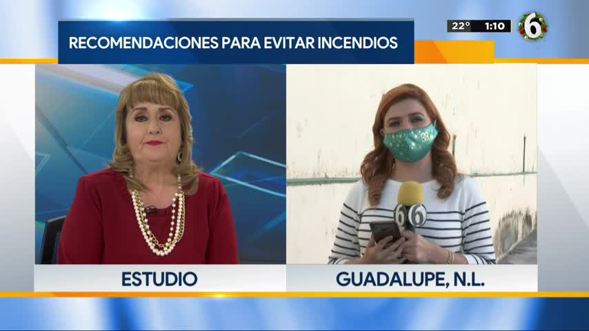 Telediario noticia Emite Protección Civil recomendaciones para evitar incendios este invierno 