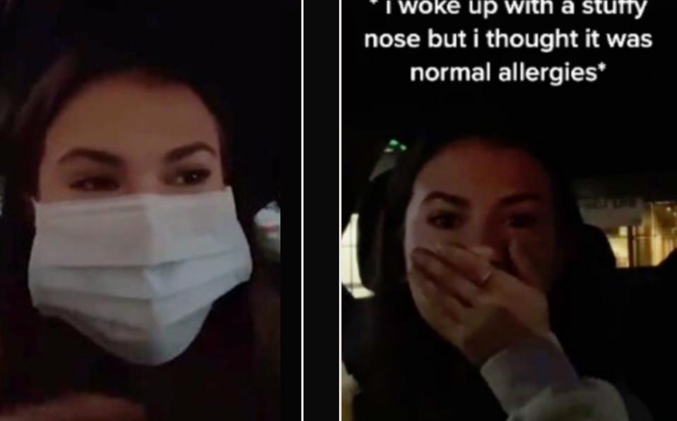 Joven descubre que tiene Covid-19 al grabar video para TikTok 