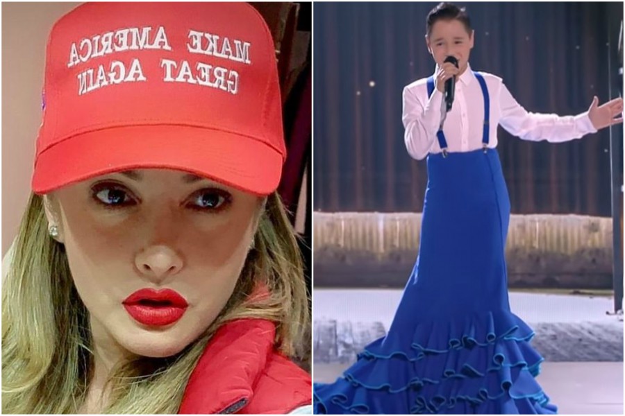 Molesta a Paty Navidad niño que canta con vestido