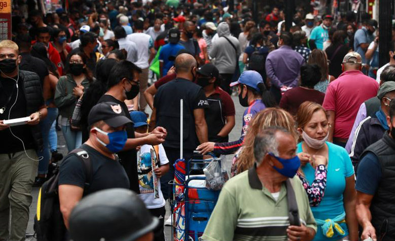 Se registra alta afluencia de personas en Centro Histórico