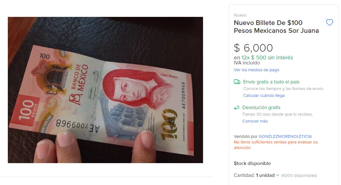 Nuevo billete de 100 pesos pronto se pondrá en circulación