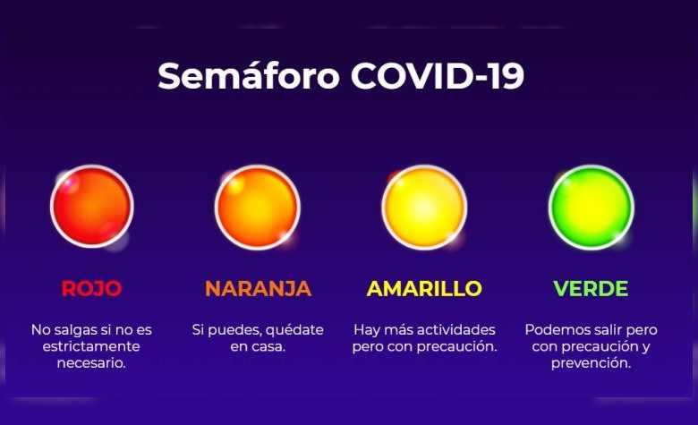 Así se encuentra el mapa del COVID-19 en México 
 