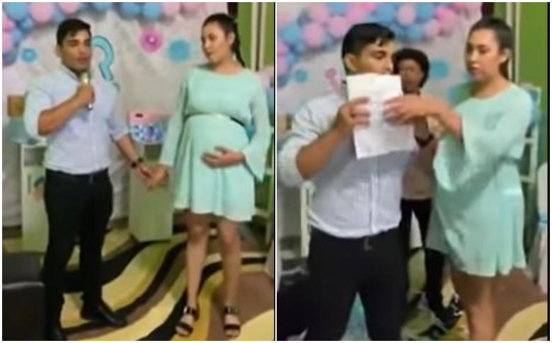 Durante baby shower, hombre revela que es estéril y exhibe infidelidad de su pareja