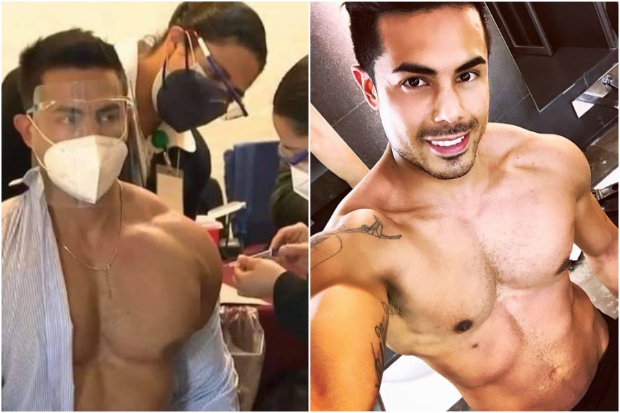 Él es Alejandro Silva, el médico que enamoró durante la aplicación de la vacuna contra el Covid-19