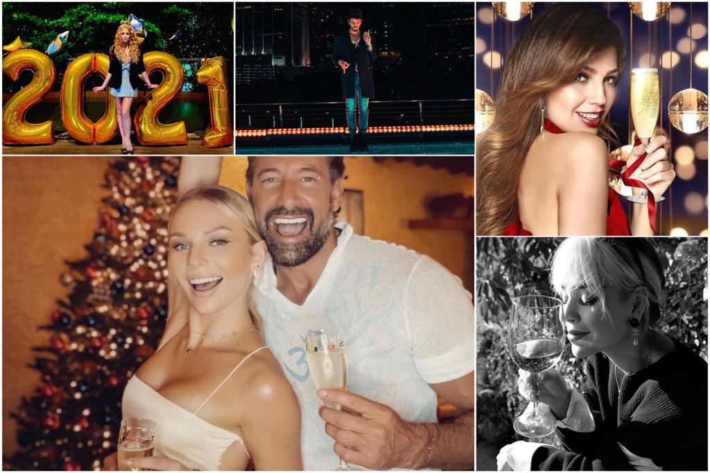 Llega el 2021: Así lo recibieron los famosos