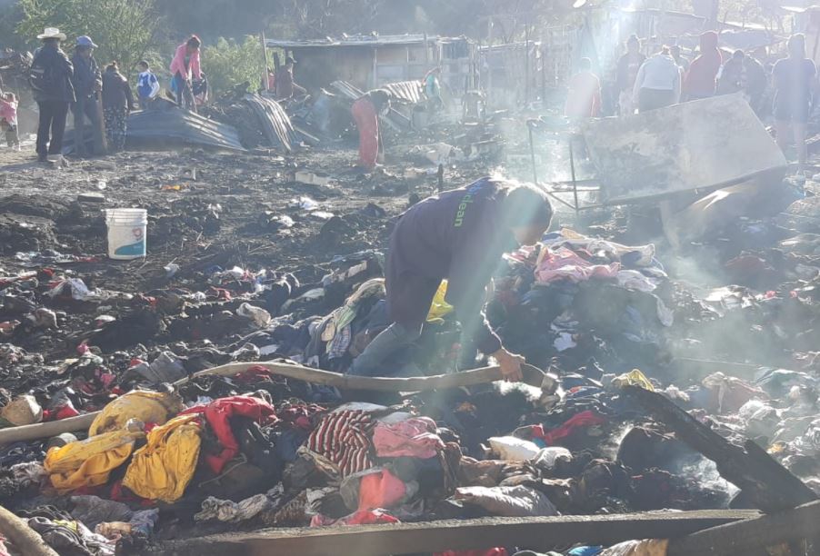 Incendio deja sin hogar a 39 personas en pleno fin de año en Guadalupe