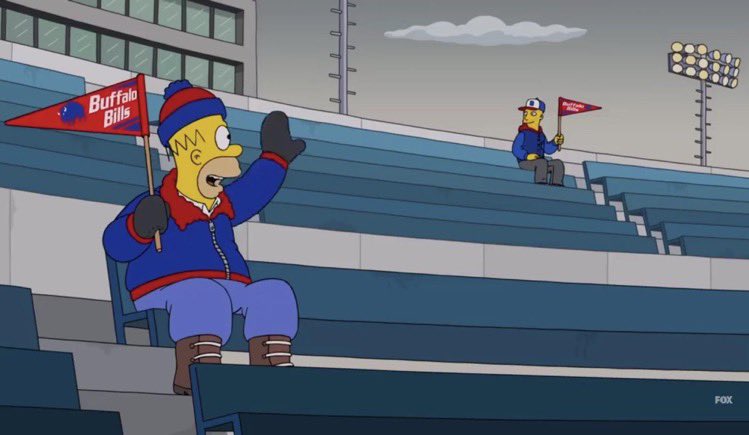 Aficionados piensan que Los Simpsons pronosticaron cómo serán los playoffs en casa de los Bills